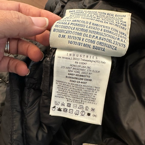 Moncler Palomete Down Jacket Black - Picture 8 of 9